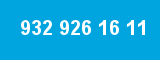 932 926 16 11 932 926 16 11